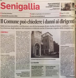Corriere adriatico 25 ottobre 2016