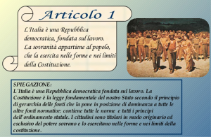 Art 1 Costituzione